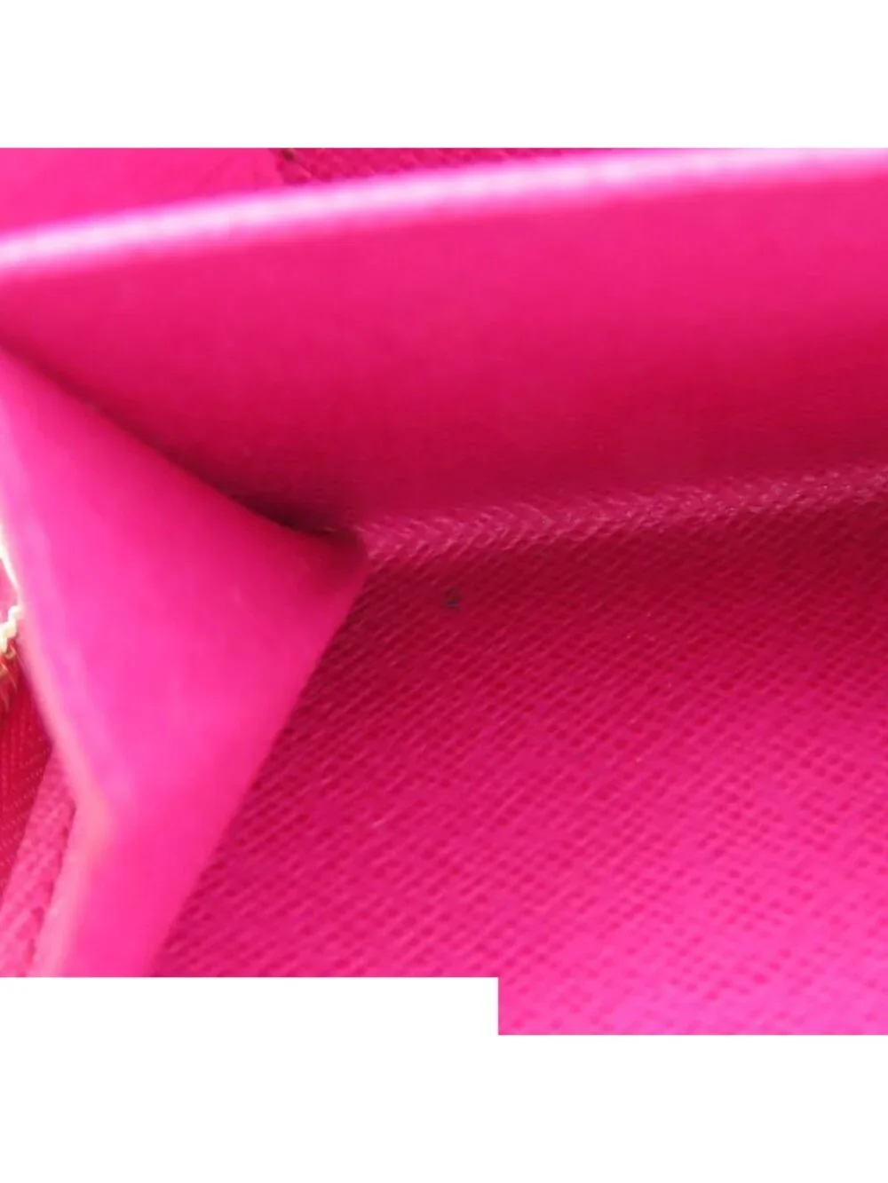 Louis Vuitton Compact Zip Bifold Wallet Brown Magenta Monogram Perfo